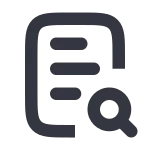 File Dock Search SVG Icon